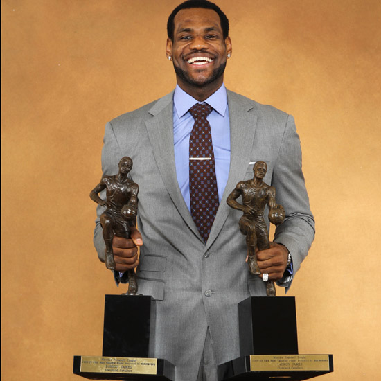 LeBron James MVP trophy 2009
